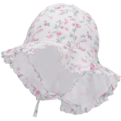 Sterntaler Zonnehoed Bloemen Wit -Kleintje Luxe sterntaler zonnehoed bloemen wit a402163 4