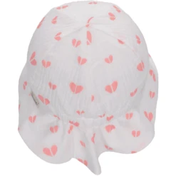 Sterntaler Zonnehoed Harten Ecru -Kleintje Luxe sterntaler zonnehoed harten ecru a402142 2