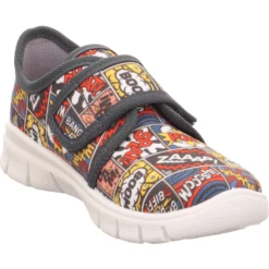 Superfit Pantoffel Bobby Grijs -Kleintje Luxe superfit pantoffel bobby grijs a400891 1