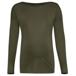 SUPERMOM Shirt Met Lange Mouwen Basic Army -Kleintje Luxe supermom shirt met lange mouwen basic army a252064 3