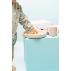The Cotton Cloud Bord Met Silicone Zuignap Alfie Jade -Kleintje Luxe the cotton cloud bord met silicone zuignap alfie jade a319822 4
