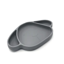 The Cotton Cloud Bord Met Zuignap In Silicone Milo Storm Grey -Kleintje Luxe the cotton cloud bord met zuignap in silicone milo storm grey a319824 2