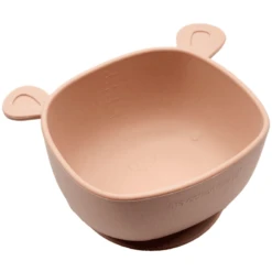 The Cotton Cloud Kom Met Zuignap Silicone Lili De Beer, Blush Roze