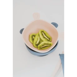 The Cotton Cloud Kom Met Zuignap Silicone Lili De Beer, Blush Roze -Kleintje Luxe the cotton cloud kom met zuignap silicone lili de beer blush roze a354653 4