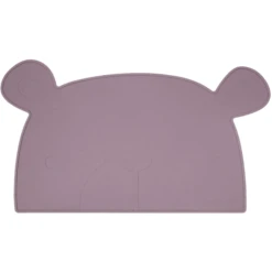 The Cotton Cloud Placemat Lili De Bear Plum -Kleintje Luxe the cotton cloud placemat lili de bear plum a409861 2