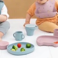 The Cotton Cloud Silicone Drinkbeker Jade -Kleintje Luxe the cotton cloud silicone drinkbeker jade a319841 4