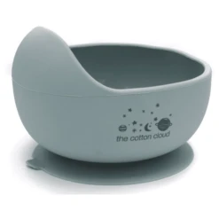 The Cotton Cloud Silicone Jade Eating Bowl -Kleintje Luxe the cotton cloud silicone jade eating bowl a320143 1