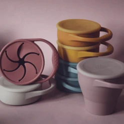 The Cotton Cloud Silicone Jade Snack Cup -Kleintje Luxe the cotton cloud silicone jade snack cup a319879 4