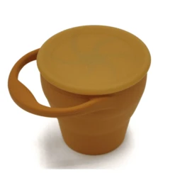 The Cotton Cloud Silicone Snack Beker Honing -Kleintje Luxe the cotton cloud silicone snack beker honing a319883 2