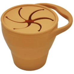 The Cotton Cloud Silicone Snack Beker Honing -Kleintje Luxe the cotton cloud silicone snack beker honing a319883 4