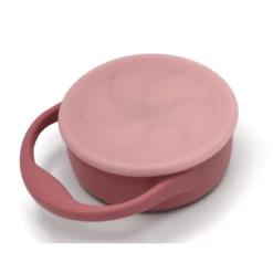 The Cotton Cloud Silicone Snack Beker Wild Rose -Kleintje Luxe the cotton cloud silicone snack beker wild rose a319884 2