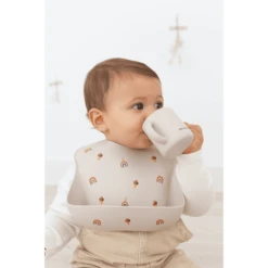 The Cotton Cloud Siliconen Drinkbeker Sand -Kleintje Luxe the cotton cloud siliconen drinkbeker sand a319835 4