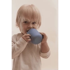 The Cotton Cloud Siliconen Drinkbekerset, Lili De Beer, Indigo /Sky -Kleintje Luxe the cotton cloud siliconen drinkbekerset lili de beer indigo sky a397776 3