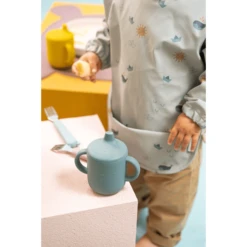 The Cotton Cloud Siliconen Drinkbekerset, Lili De Beer, Kaneel/Mosterd -Kleintje Luxe the cotton cloud siliconen drinkbekerset lili de beer kaneel mosterd a397770 2