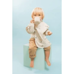 The Cotton Cloud Siliconen Drinkbekerset, Lili De Beer, Kaneel/Mosterd -Kleintje Luxe the cotton cloud siliconen drinkbekerset lili de beer kaneel mosterd a397770 3