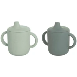 The Cotton Cloud Siliconen Drinkbekerset, Lili De Beer, Ocean /Iceberg -Kleintje Luxe the cotton cloud siliconen drinkbekerset lili de beer ocean iceberg a397775 3