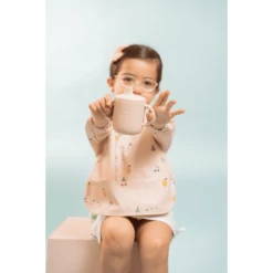 The Cotton Cloud Siliconen Drinkbekerset, Lili De Beer, Plum / Blush -Kleintje Luxe the cotton cloud siliconen drinkbekerset lili de beer plum blush a397749 3