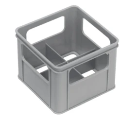 THERMOBABY® Thermobaby ® Babyflesdoos Voor 4 Flessen, Grijze Bedel