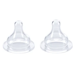 THERMOBABY® Thermobaby ® Siliconen Speen, Set Van 2 Met Variabel Debiet En Brede Voeding -Kleintje Luxe thermobaby siliconen speen set van 2 met variabel debiet en brede voeding a416251 2