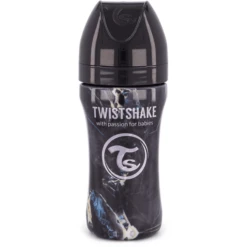 Twistshake TWIST SHAKE Babyfles Anti-koliek Roestvrij Staal 330 Ml In Marmer Zwart 9 Twistshake TWIST SHAKE Babyfles Anti-koliek Roestvrij Staal 330 Ml In Marmer Zwart -Kleintje Luxe twist shake babyfles anti koliek roestvrij staal 330 ml in marmer zwart a310267 4
