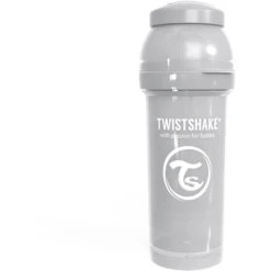 Twistshake Twist Shake Drinkfles Anti-koliek 260 Ml Pastel Grijs