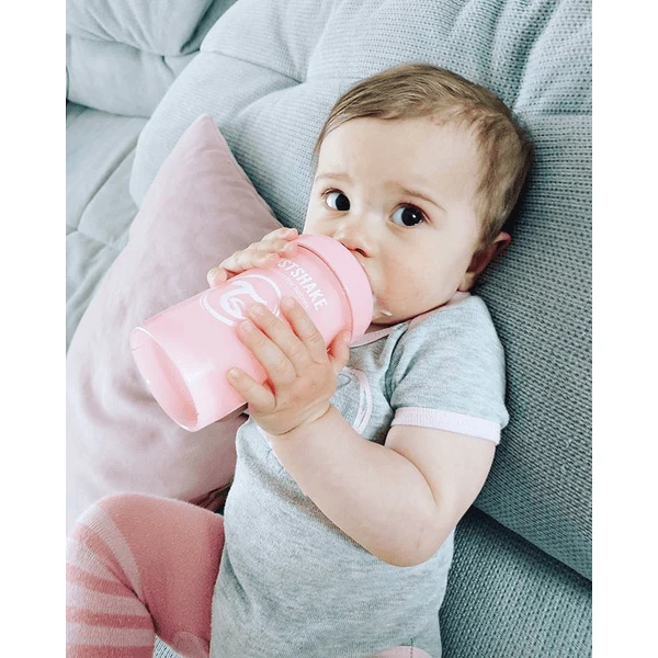 Twistshake Twist Shake Drinkflesje Anti-koliek 260 Ml Pastel Roze 2 Twistshake Twist Shake Drinkflesje Anti-koliek 260 Ml Pastel Roze - Afbeelding 2
