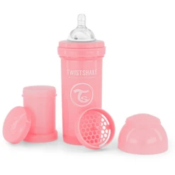 Twistshake Twist Shake Drinkflesje Anti-koliek 260 Ml Pastel Roze 7 Twistshake Twist Shake Drinkflesje Anti-koliek 260 Ml Pastel Roze -Kleintje Luxe twist shake drinkflesje anti koliek 260 ml pastel roze a263132 2
