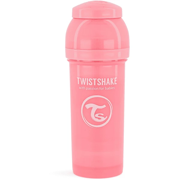 Twistshake Twist Shake Drinkflesje Anti-koliek 260 Ml Pastel Roze 1 Twistshake Twist Shake Drinkflesje Anti-koliek 260 Ml Pastel Roze