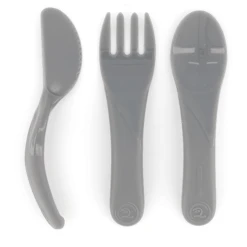 Twistshake TWIST SHAKE Esslern Bestek 6+ Maanden Pastelgrijs -Kleintje Luxe twist shake esslern bestek 6 maanden pastelgrijs a299101 2