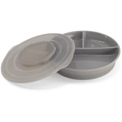 Twistshake TWIST SHAKE Kinderbordje Met Een Onderverdeling 6+ Maanden Pastelgrijs -Kleintje Luxe twist shake kinderbordje met een onderverdeling 6 maanden pastelgrijs a299046 2
