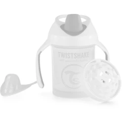 Twistshake TWIST SHAKE Mini Beker 230 Ml, Wit Vanaf 4+ Maanden -Kleintje Luxe twist shake mini beker 230 ml wit vanaf 4 maanden a332215 2