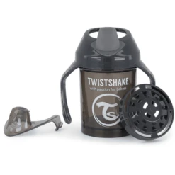 Twistshake TWIST SHAKE Mini Beker Van 4 Maanden 230 Ml In Zwart -Kleintje Luxe twist shake mini beker van 4 maanden 230 ml in zwart a310189 3