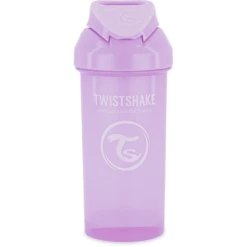 Twistshake TWIST SHAKE Rietjesbeker 360 Ml In Pastel Paars -Kleintje Luxe twist shake rietjesbeker 360 ml in pastel paars a310061 3