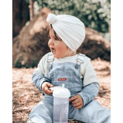 Twistshake TWIST SHAKE Rietjesfles Rietjesbeker 360 Ml 6+ Maanden Pastel Wit -Kleintje Luxe twist shake rietjesfles rietjesbeker 360 ml 6 maanden pastel wit a310248 2