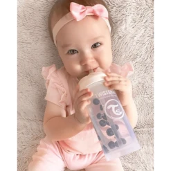 Twistshake TWIST SHAKE Rietjesfles Rietjesbeker 360 Ml 6+ Maanden Pastel Wit -Kleintje Luxe twist shake rietjesfles rietjesbeker 360 ml 6 maanden pastel wit a310248 3