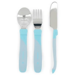 Twistshake Twist Shake Roestvrij Staalbestek Pastel L Blauw -Kleintje Luxe twist shake roestvrij staalbestek pastel l blauw a264395 3