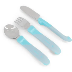 Twistshake Twist Shake Roestvrij Staalbestek Pastel L Blauw -Kleintje Luxe twist shake roestvrij staalbestek pastel l blauw a264395 4