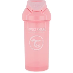 Twistshake TWIST SHAKE Strofles Strobakje 360 Ml 12+ Maanden Pastelroze -Kleintje Luxe twist shake strofles strobakje 360 ml 12 maanden pastelroze a298880 3