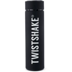 Twistshake TWIST SHAKE Thermo Fles "warm Of Koud" 420 Ml Zwart -Kleintje Luxe twist shake thermo fles warm of koud 420 ml zwart a332307 2