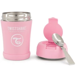 Twistshake TWIST SHAKE Thermos 350 Ml In Pastelroze -Kleintje Luxe twist shake thermos 350 ml in pastelroze a310146 2