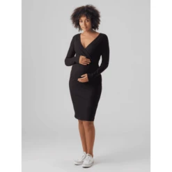 VERO MODA Verpleegkundige Jurk VMMLAVENDER Black -Kleintje Luxe vero moda verpleegkundige jurk vmmlavender black a384610 2