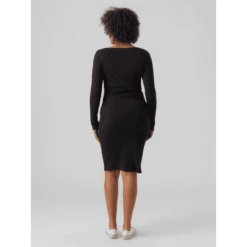 VERO MODA Verpleegkundige Jurk VMMLAVENDER Black -Kleintje Luxe vero moda verpleegkundige jurk vmmlavender black a384610 3