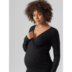 VERO MODA Verpleegkundige Jurk VMMLAVENDER Black -Kleintje Luxe vero moda verpleegkundige jurk vmmlavender black a384610 4