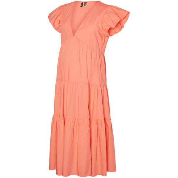 VERO MODA Zwangerschapsjurk VMMJARLOTTE Georgia Peach 1 VERO MODA Zwangerschapsjurk VMMJARLOTTE Georgia Peach