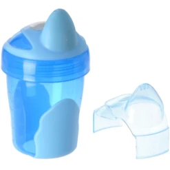 Vital Baby Drinkbeker, Baby's Eerste Drinkbeker, 120ml Vanaf De 4e Maand In Blau -Kleintje Luxe vital baby drinkbeker babys eerste drinkbeker 120ml vanaf de 4e maand in blau a318515 3