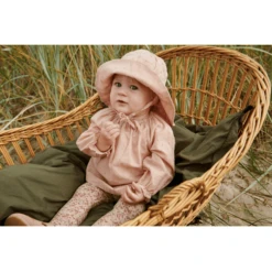 Wheat Legging Pale Lilac Flower -Kleintje Luxe wheat legging pale lilac flower a409174 4